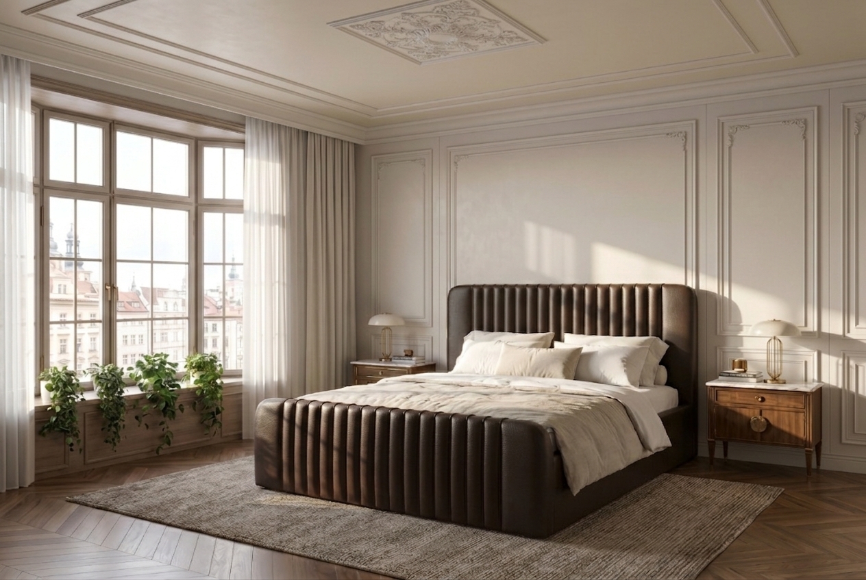 Polsterbett Modena Braun